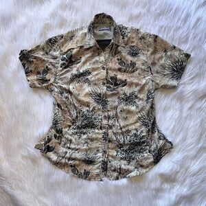 GameGuard Women’s Cactus Camo Fishing Quick Dry Button Up Shirt